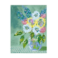 Regina Moore' Pastel Blossoms II ' Canvas Art