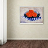 Zaštitni znak likovne umjetnosti' narandže ' platnena Umjetnost Oscara Bluemnera