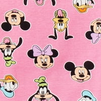 Disney Minnie Mouse Girls 4-Dijelni Set Pidžama, Veličine 4-10