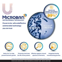 Stil antimikrobni akrilni međuspremnik sa Microban ®, 12.44 8.89