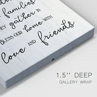 Ljubav i prijatelji Premium Galerija zamotana platno - spremna za objesiti