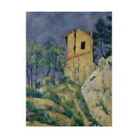 Zaštitni znak likovne umjetnosti 'kuća sa napuklim zidovima' platnena Umjetnost Paula Cezannea