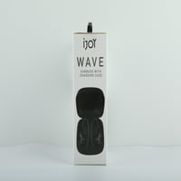 IJWHPWV01-WM Wave prave bežične slušalice sa futrolom za punjenje, Bluetooth, ugrađeni mikrofon, Crna