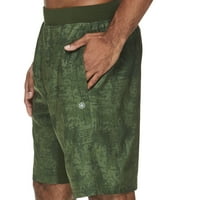 Gaiam muške Yoga Connect Quad Camo atletske kratke hlače za trening, do 2XL