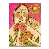 Zaštitni znak likovne umjetnosti' tajno cvijeće velike dive ljubavi ' platno Art by Wyanne