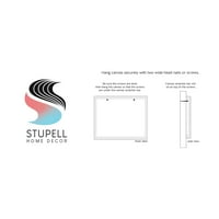 Stupell Industries plutajuća morska kornjača spokojna atmosfera okeanskog talasa slika Galerija umotana platnena