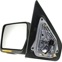 Ogledalo kompatibilno sa 2004-Ford F - Lijeva strana vozača grijana signalna lampica u kućištu teksturirana