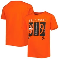 Omladinska Narandžasta Baltimore Orioles Logo Majica