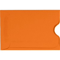 Luxpaper rukavi za kreditne kartice i poklon kartice, lb, mandarina, pakovanje, Veličina 1 2