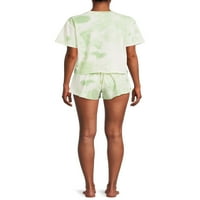 Zelena majica i šorc sent Patty Junior Set za spavanje, 2 komada