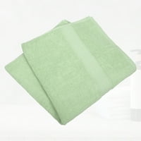 Jedinstvena povoljnija pamučna ručnik za kupanje klasični dizajn 27,56 x55.12 lignt zelena
