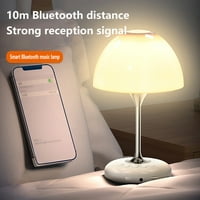 Kayannuo Povratak na čišćenje škole Pametna bežična Bluetooth Creative Stock lampica zvuk 3D surround zvučni efekt 6-boja mekana svjetla boja spavanja TW-S međusobno povezani zvučnici