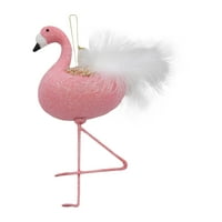 Vrijeme Za Odmor Pink Flamingo Ornament