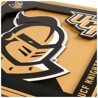 NCAA Centralna Florida Knights 3D logo serije Zidna Art 12x12