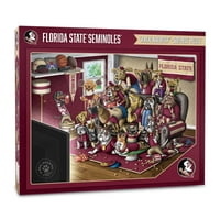 Florida State Seminoles čistokrvni navijači 'pravi Nailbiter' Puzzle 15x20