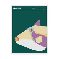 Zaštitni znak likovne umjetnosti' Fish Hawaii ' Canvas Art by Print Collection - umjetnik