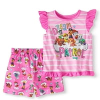 Paw Patrol djevojčica flutter rukav top & pidžama , set