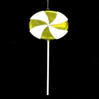 Ogroman Candy Fantasy Key Lime Swirl Lollipop Božić Ornament Ukras 40