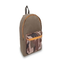Everest 15 Bacisni ruksak u boji, maslina Camo All Ageres, Unise 1045CB-OLI Camo, nosač za kolica za školu, rad, sport i putovanja