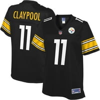 Pro lini ženski Chase_claypool Black Pittsburgh Steelers_Team dres playem