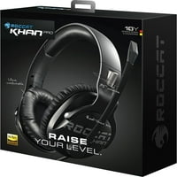 ROC-14-622-am Khan Pro Hi-Res certificirane Stereo slušalice za igre-Crne