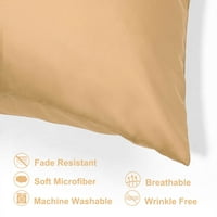 Jedinstvena povoljna satenska jastučnica sa patentnim zatvaračem, standardom, zlatom