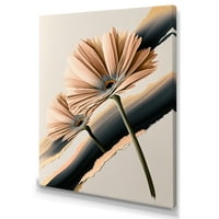 Designart Hyperrealistic Gerbera Flowers I Canvas Wall Art