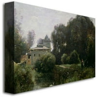 Zaštitni znak Likovna umjetnost suvenir vile Borghese Umjetnost platnenog zida Jean Baptiste Corot