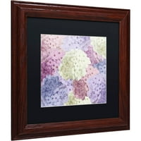 Zaštitni znak Likovna umjetnost Hortensia neutemeljeni topli tonovi Umjetnost platna po boji Pekara crna mat, drveni okvir