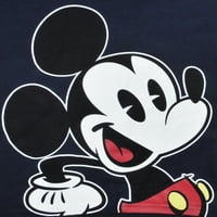Dječaci Mickey Mouse Kratak Rukav T-Shirt Mornarsko Plava