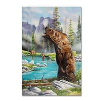 Zaštitni znak likovne umjetnosti' Grizzly ' platna Umjetnost Geno naroda