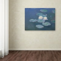 Zaštitni znak Likovna umjetnost Waterlilies, Evening Umjetnost platna Claudea Moneta