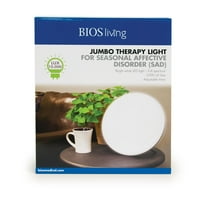 Živo svjetlo za terapiju 10K LU Jumbo za sezonski afektivni poremećaj, Bijelo, 59072