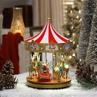 G. Božić 12.2 Božić vrlo veseli karusel plastična ukrasna figurica