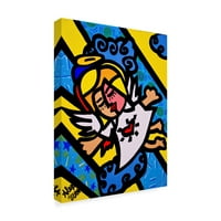 Zaštitni znak likovnih umjetnosti 'Angel of Love' Canvas Art Ale Vera