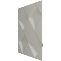 5 8 W 5 8 H Bradley EnduraWall dekorativna 3d zidna ploča, univerzalna biserna metalna morska magla