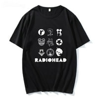 JhpkJradiohead Classic majica Muškarci i žene Pamuk indie fanovi Band Rock Boy Ispiši labav Japan Stanica