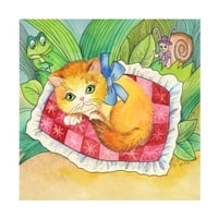 Lana Korolievskaia' Sad Cat ' Platno Art