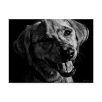 Zaštitni znak likovne umjetnosti' pseća grebalica XXIII ' platnena Umjetnost Julie T. Chapman