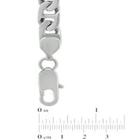 Muška Srebrna-Ton Nehrđajućeg Čelika Mariner Link Narukvica