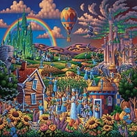 Dowdle Jigsaw Puzzle - Čarobnjak OZ - komad