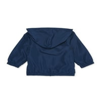 Wonder Nation Baby Girl reverzibilna jakna za vjetrovke, majica i tajice, komplet odjeće