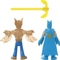 Imaginext Dc Super Friends Batman Set Figura Sa Čovjekom-Palicom I Priborom, Predškolske Igračke