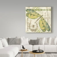 Zaštitni znak likovne umjetnosti 'Dragonfly Daydreams 5' platno Art Jean Plout