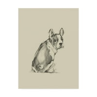 Zaštitni znak likovne umjetnosti' Puppy Dog Eyes IV ' platnena Umjetnost Ethana Harpera