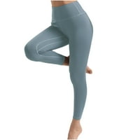Duksevi joge za žene bešavne visokokvalizone joge tamne tanke snimke hlače za vježbanje