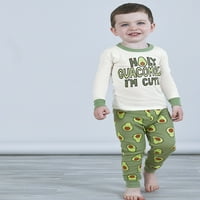 Gerber Baby & Toddler dječak ili djevojčica rodno neutralna hrana zgodna pamučna pidžama, 4 komada