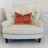 Luksuzni jastuk u narandžasto crvenim tonovima 20in 30in