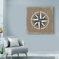 Zaštitni znak likovne umjetnosti' Nautički kompas ' platnena Umjetnost Michaela Mullana