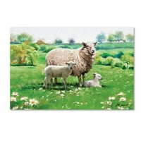 Zaštitni znak likovne umjetnosti' ovca i janjetina ' platno Art by the Macneil Studio